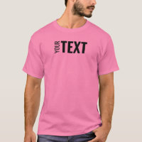 Mens Pink T Shirt Moderne Elegante Vorlage