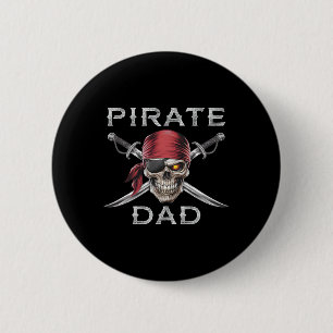 Mens Pirate Vater Button