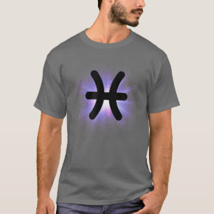 Mens Pisces Zodiac Birthday T-Shirt