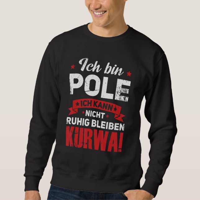 Mens Polen Sweatshirt (Vorderseite)