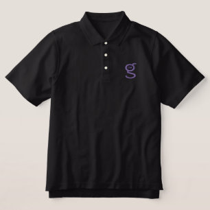 Mens Polo Shirt w Grey Logo
