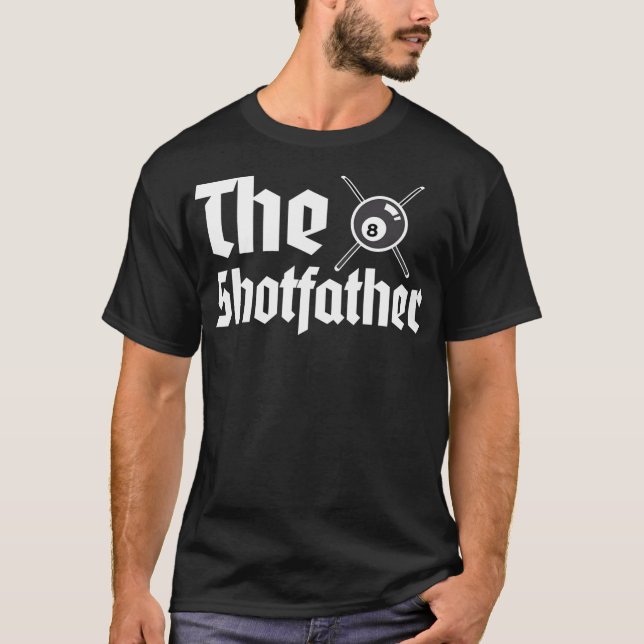 Mens Pool Billiard Player Snooker 8 Ball Sport T-Shirt (Vorderseite)