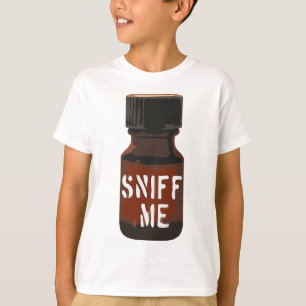 Mens Poppers Sniff Me Brottle Amyl Pig Gay Me T-Shirt