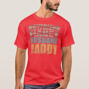 Mens Pregnancy Ankündigung Boyfriend Verlobte Husb T-Shirt