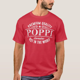 Mens Premium Quality Poppi Opa  T-Shirt