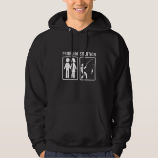 Mens Problem Lösung Urlaub Fischfang Fischfang Fis Hoodie