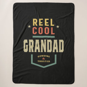 Mens Product Reel Cool Grandad Fishing-Geschenk Sherpadecke