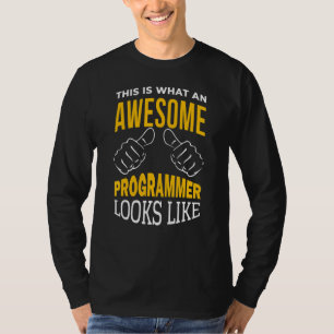 Mens Programmer Software Developer Computer Motor T-Shirt