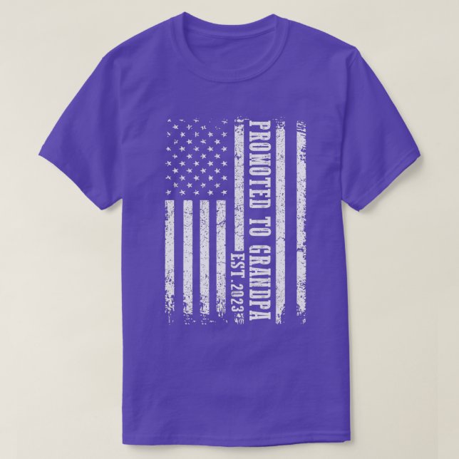 Mens Promoted to Opa 2023 Funny for new Grand T-Shirt (Design vorne)