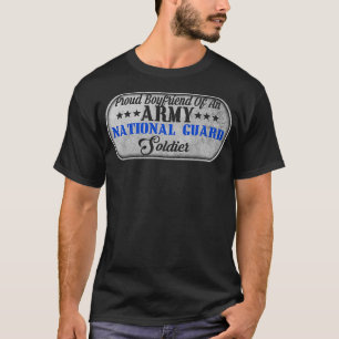 Mens Proud Boyfriend of a Army National Guard U T-Shirt