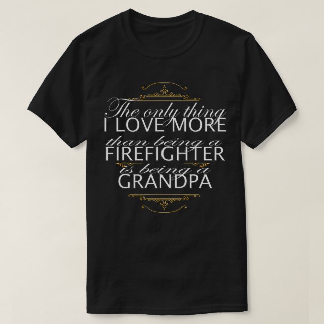 Mens Proud Feuerwehrmann Phantastisch Großopfer Ge T-Shirt (Design vorne)