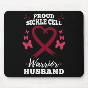 Mens Proud Sickle Cell Warrior Handband Sickle Cel Mousepad