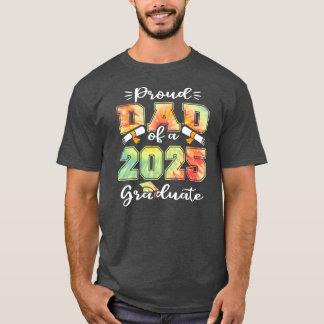 Mens Proud Vater einer Klasse von 2025 Graduierte T-Shirt