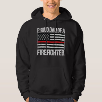 Mens Proud Vater eines Feuerwehrmanns - Feuerwehrp Hoodie