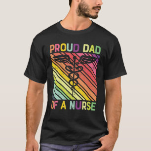 Mens Proud Vater eines Krankenpflegemittels RN Nur T-Shirt