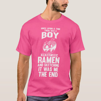 Mens Ramen und Skizzen T-Shirt