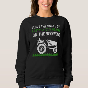 Mens Rasenmäher Vater Landscaper Yard Work Mower C Sweatshirt