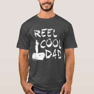 Mens Reel Cool DadFunny Fishing Vater 816 T-Shirt
