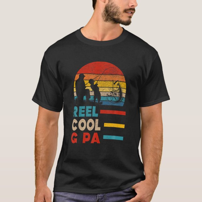 Mens Reel Cool G PA Fisherman Daddy Father Day Gif T-Shirt (Vorderseite)