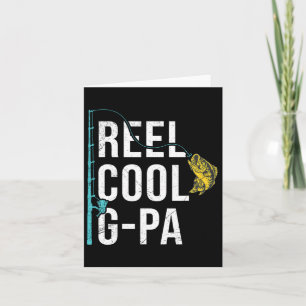 Mens Reel Cool G-PA Fishing Shirt Funny Opa Frisch Karte