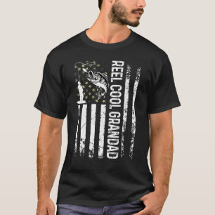Mens Reel Cool Grandad für Daddy Fisherman B Day F T-Shirt