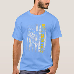 Mens Reel Cool Lolo FishingFunny Fish Vintage  T-Shirt