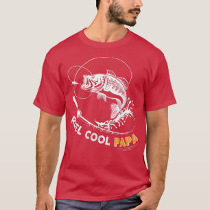 Mens Reel Cool Papa t Shirt niedliches Angeln Fath