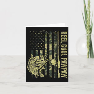Mens Reel Cool Pawpaw Camouflage American Flag Fla Karte
