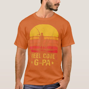 Mens Reel Coole G-Pa Fishing-Shirts, Fun Vathers D T-Shirt