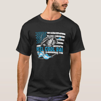 Mens Reel Cooler Vater Fischen Vater Vatertag Fisc T-Shirt