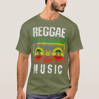 Mens Reggae Music Peace Eine Liebe Rasta African T-Shirt