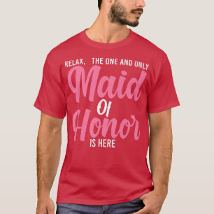 Mens rela, das eine und Ehrenjungfer Braut Team  T-Shirt