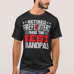 Mens Remüde Feuerwehrmann Opa T Fireman Geschenk T-Shirt