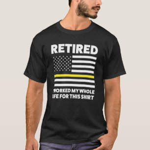 Mens Remüde Ich arbeitete mein gesamter Rüde Dispa T-Shirt