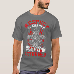 Mens Respekt verdient Loyalität ist wieder lustig. T-Shirt