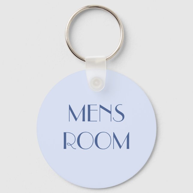 Mens restroom keyring schlüsselanhänger (Vorderseite)