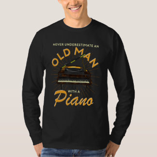 Mens Retired Pianist Musician Piano Player Men Ret T-Shirt