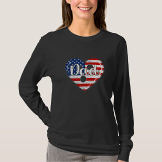 Mens Retro 4. Juli Patriotic Bowling Vater Usa F T-Shirt