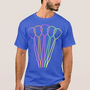 Mens Retro 80er Art Darts Shirt Vintages Dart Gesc