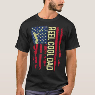 Mens Retro American Reel Cooler Vater für Best Dad T-Shirt