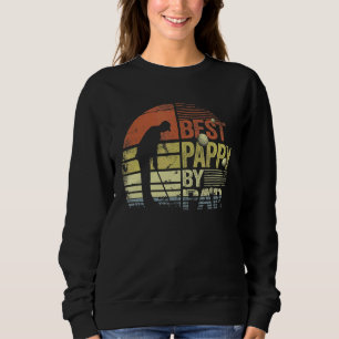 Mens Retro Best Pappy Par Golf Player Papa Sweatshirt