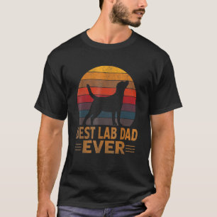 Mens Retro Labrador Hund Vater Golden Black Lab Fa T-Shirt
