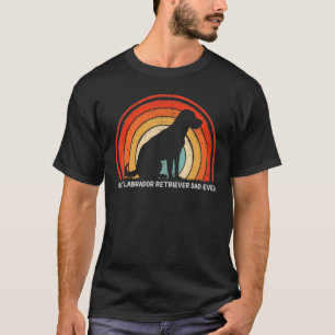 Mens Retro Style Best Labrador Retriever Vater T-Shirt