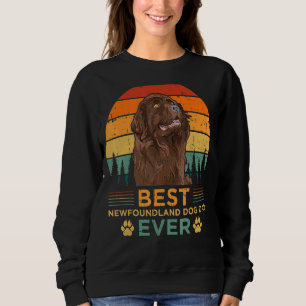 Mens Retro Style Best Neufundland Hund Vater je Fa Sweatshirt
