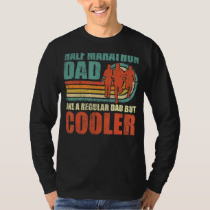 Mens Retro Style Vintag Halbmarathon Vater Vater' T-Shirt