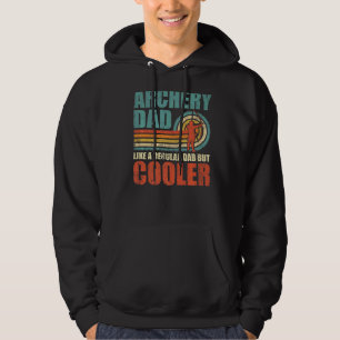 Mens Retro Style Vintager Archery Vater Vatertag Hoodie