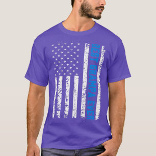 Mens Retro US Beste Grampa jeden 4. Juli Vater' T-Shirt