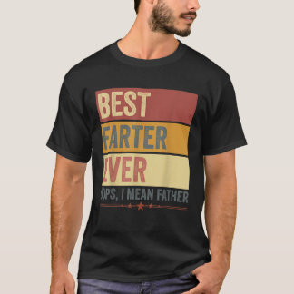 Mens Retro Vater Beste Farter je Oops I Gemein Vat T-Shirt
