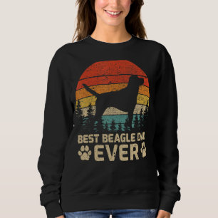 Mens Retro Vintag Best Beagle Vater je Vater D Sweatshirt