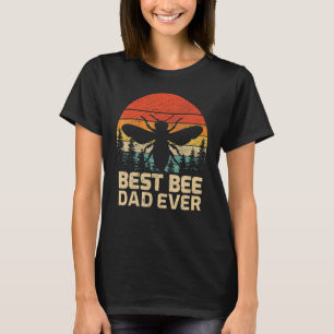 Mens Retro Vintag Best Bee Vater je Vatertag T-Shirt